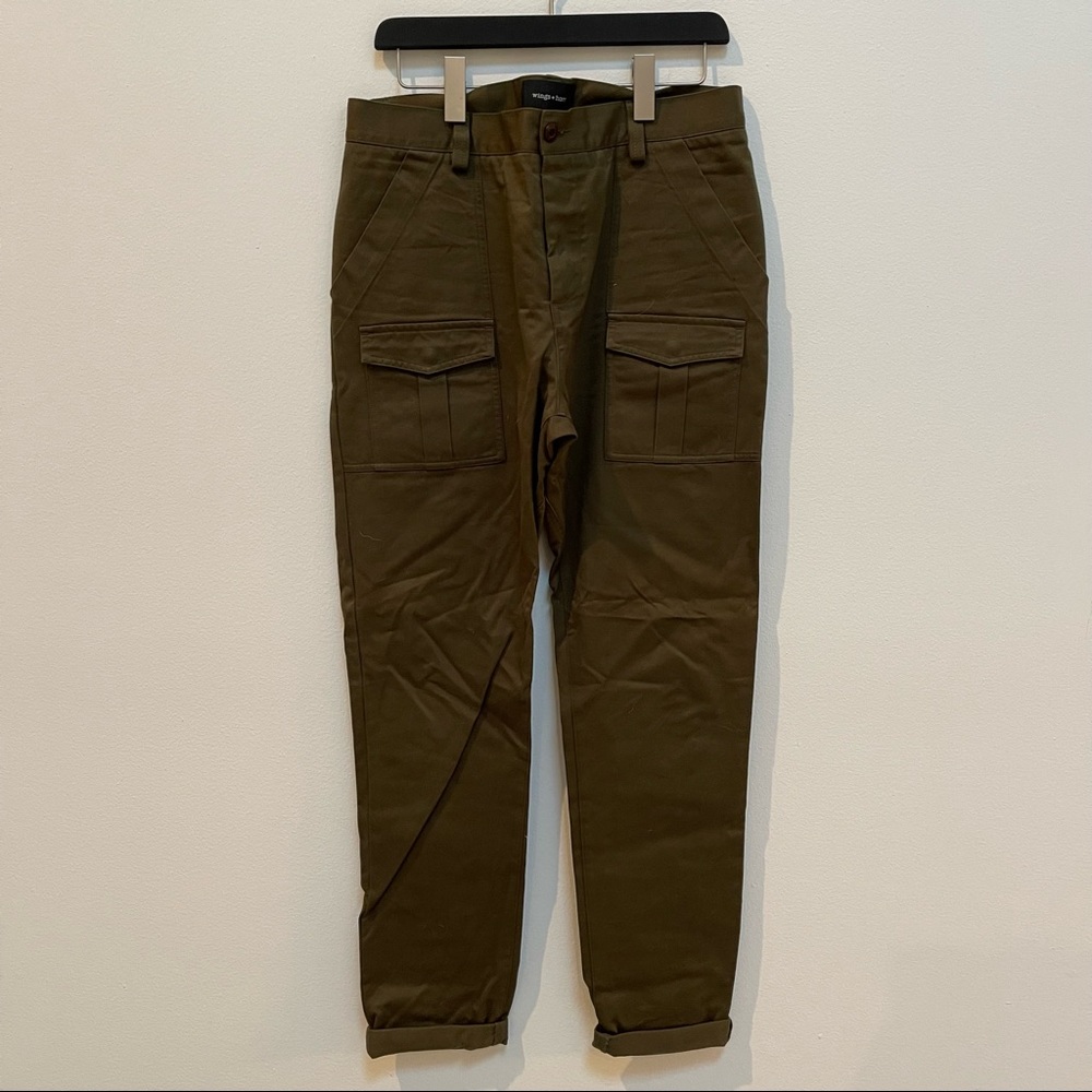 Wings + Horns Bush Pants Olive/Army Green 34/32